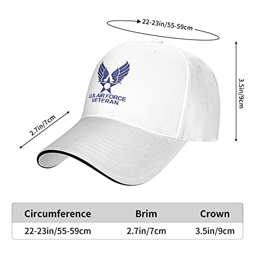 Us Air Force Veteran Casual Baseball Cap miniatura 6