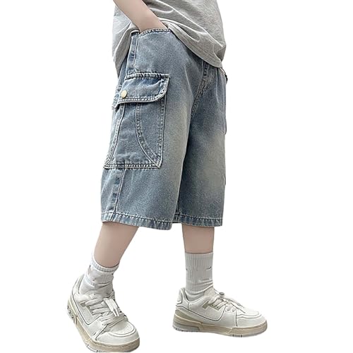 Jeans garçon avec ceinture élastique pour habillage facile