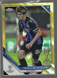 Charles De Ketelaere 2021-22 Topps Chrome Ucl Uefa Refractor #d 13/50 - Sports Memorabilia