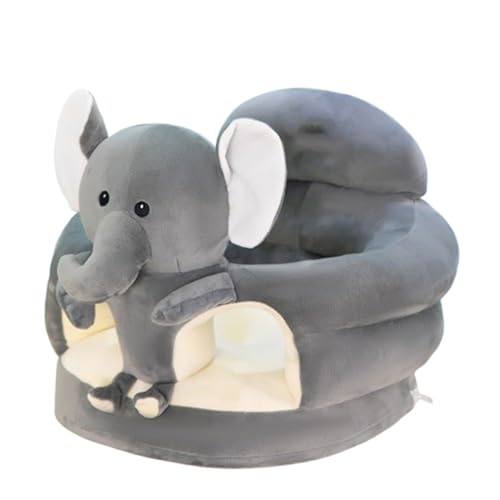 Babysitz Sitzstuhl Cartoon-Tiere Plüsch-Sofastuhl Kleinkind Baby lernen auf dem Sofa zu sitzen Spielen langlebiger verdickter Sofasitz im Cartoon-Design (6)