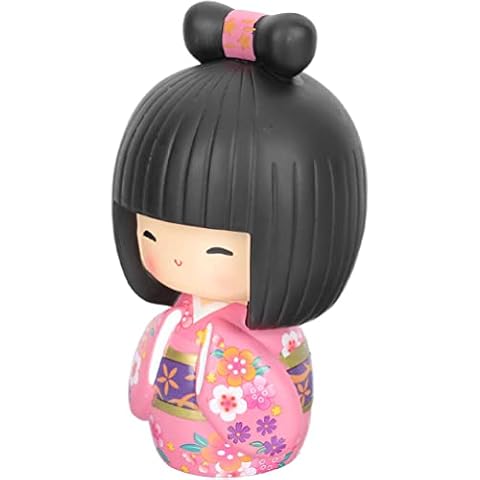 Artibetter Modern Japanese Kokeshi Doll for Decor Cover