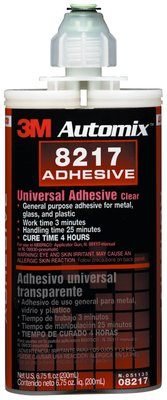 3M(TM Universal Adhesive Clear - 3, 08217, 200 mL, 6 per case
