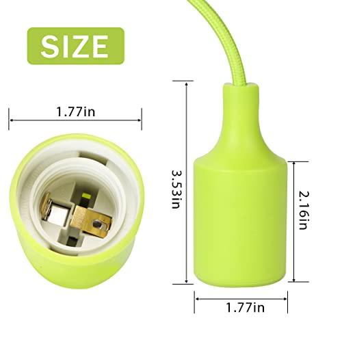 Veesee 10 Heads Color Chandelier Spider Lamp, Pendant Lights, Kid's Room Colorful Spider Lamp Shade Pendant Light Fixtures, E26/E27 Edison Bulb Hanging Lights For Children's Room Bedroom(78.7" Wire) #TOP6