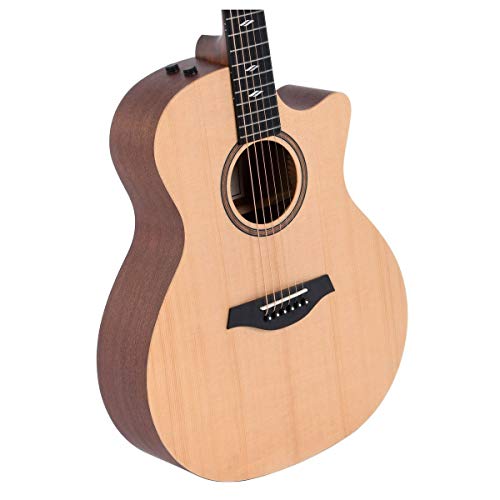 SIGMA GUITARS GMCE-1+ Grand OM électro-acoustique - Les Beatles, Paul McCartney, John Lennon, RIngo Starr, George Harrison SIGMA GUITARS GMCE-1+ Grand OM électro-acoustique – Image 3