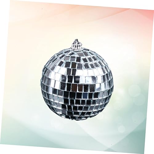 Bola espejada plateada Zerodeko, 1 unidad, decoración colgante para fiestas, bodas, árboles de Navidad y festivales de baile, para discotecas y pubs miniatura 6