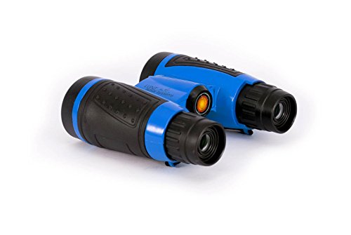 Image of LUNT SOLAR SYSTEMS - Blue 6x30 Magnification Sunoculars, Compact & Portable White Light Solar Binoculars, Safe Solar Viewing, Observing Sunspots, Eclipses, and Planetary Transits (Mini)