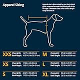 Ruffwear Sun Shower mittelgroße Hunde-Regenjacke, Allwetter-Hundemantel, wasserdichte Hundejacke, leichte wetterfeste Hundeweste und Hunde-Regenmantel, Größe M, Mitternachtsblau