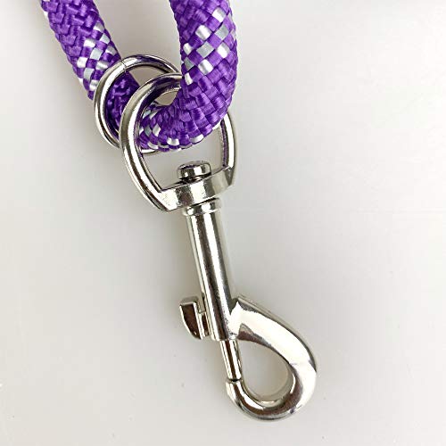 Codepets Hundeleine mit langem Seil für Hundetraining, 3,6 m, 7,8 m, 9,2 m, 15,2 m, 15,2 m, reflektierende Fäden, für Hunde und Katzen, zum Ausbinden, Check-Seil, Schlepptraining, Agility-Leine für