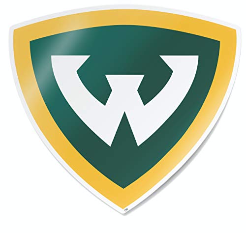 Image of Collegiate NCAA Car Decal Made from Premium Weatherproof Vinyl (Wayne State University)