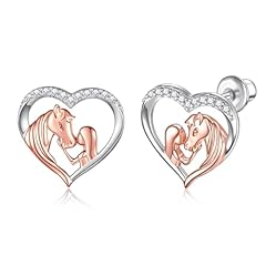 Screw back-Rose gold