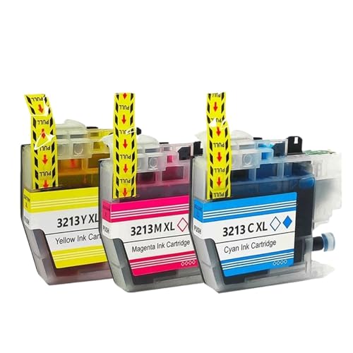 Cartouche d'encre LC3213 anti-bouchage pour résoudre les erreurs d'impression Brother CMY