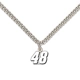 NASCAR Jimmie Johnson Necklace with Charm Jewelry Card