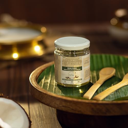 Image of Purvina Skin Food - Face & Body Moisturising Oil - 150 ml | Reusable Glass Jar