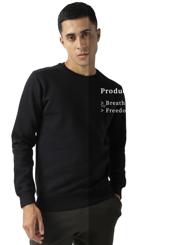 Men Cotton Blend Sweat Shirt | Sweatshirt for Mens | Regular Fit |-image-38
