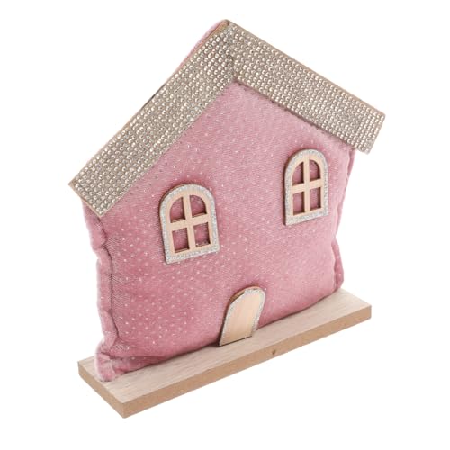 HOLIDYOYO Small Christmas Decorations Desktop Xmas House Prop Christmas Desktop Xmas House