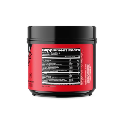 Image of Jocko Fuel Pre Workout for Men & Women - High Stim Low Sugar Blend with Beta Alanine + L-Citrulline, Support Muscle Pump, Energy, & Recovery, 200mg of Caffeine Fruit Punch, 30 Servings 1.31lbs (594 G)