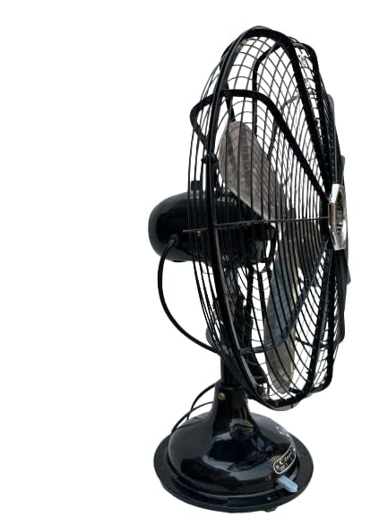 Image of Cinni ORIGINAL 400MM TABLE FAN CANOPY | H.S. Oscillating, 400MM Blade Size, Table Fan, Black Finish