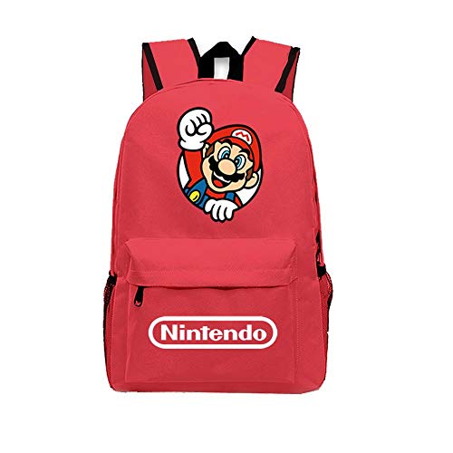 Mochila para Niños Super Mario Bros. Schoolbag Canvas Travel Laptop Backpack 1