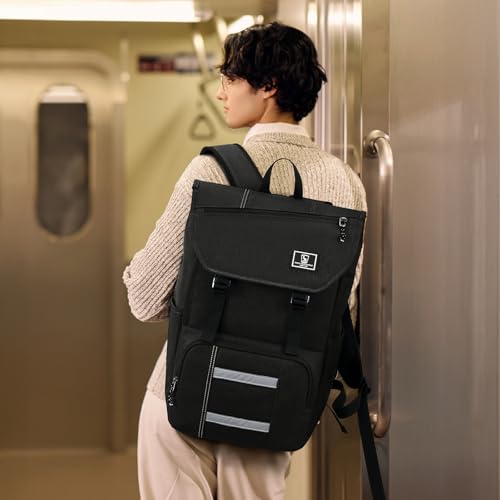 OIWAS Travel Backpack for Women Men 15.6 Inch Laptop Backpack Lightweight Flap Backpack Business Work Computer Backpacks Travel Outdoor Casual Daypack2