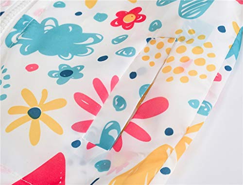 Toddler Boys Girls Zip Hooded Jacket Graphic Long Sleeve Windproof Trench Coats Kids Windbreaker (Multicolor, 4-5 Years)3