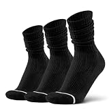 Coolmax Bamboo Viscose Compression Running Socks 3 Pairs Cushion Crew Moisture Wicking Anti Blister Athletic Hiking Work Sock