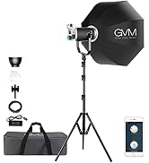 GVM 300W LED-videolamp met softbox, CRI97, dimbaar, 3200K-5600K, LED-videolicht, stu...