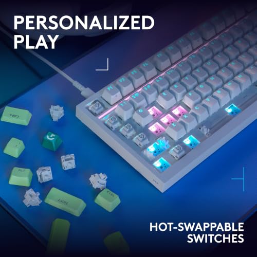Logitech G316 X 75 Gaming Keyboard, Tactile Switches - White - image 4