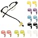 Produktbild Silikon Anti Rutsch Ohrhaken Halter Ohrhalter für Kinder Glas Brille Sonnenbrille - Lila