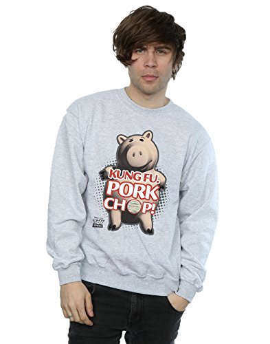 Disney Men's Toy Story Evil Oinker Sweatshirt XX-Large Sport Grey