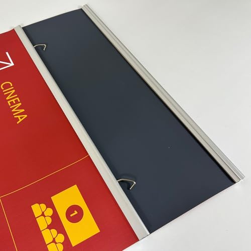 Banner Poster Rails Hanger Aluminum Rails Hanging Sign Frame Wall and Window Ceiling Hanging (36