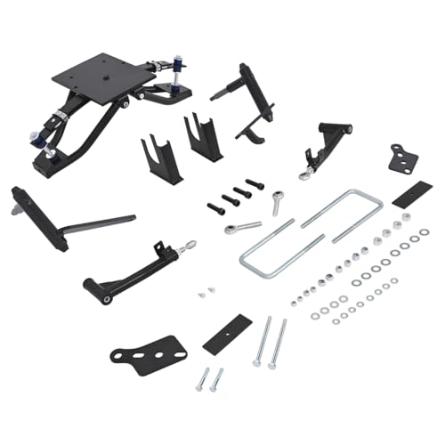 ALMULOO 6" Double A-Arm Lift Kit Compatible with 2004.5-UP Club Car DS Electric or Gas Golf Cart Powder Coated Steel