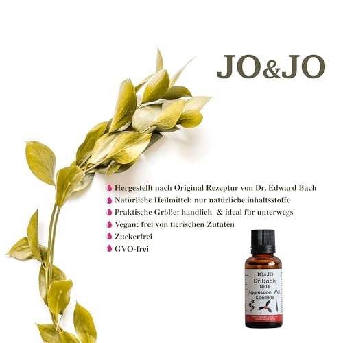 Bachblüten Original Tropfen nach Dr. Bach 30 ml AGGRESSION, WUT, KONFLIKTE