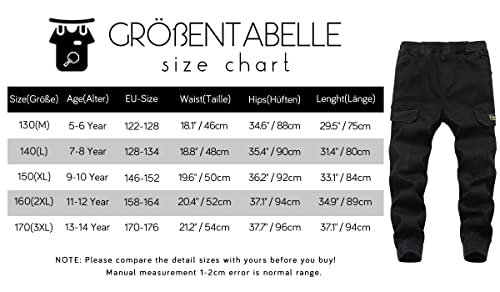 LAUSONS Pantaloni Jogger Bambino - Pantaloni Cargo...