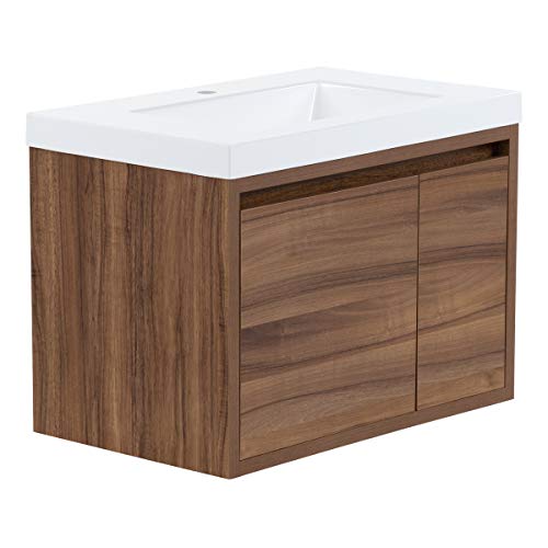 Spring Mill Cabinets Kelby Bathroom Vanity With Sink, 30 Inches, Caramel Mist #TOP6