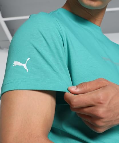 Image of Puma Men's Cotton Solid Printed MAPF1 Two Tone Polo Regular Fit T-Shirt