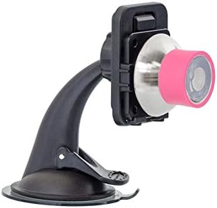 ProClip USA iOauto Pro Suction Cup Travel Mount with Locking Move Clip - Car Mounts - Retail Packaging - Black/Pink