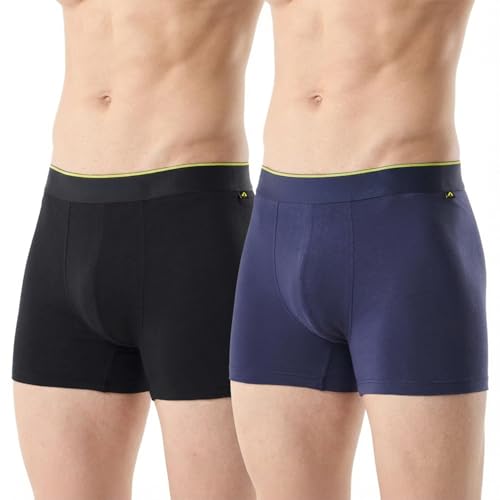 Image of Boldfit Trunk Underwear for Men, Cotton Stretch Innerwear, Ultra-Soft Lightweight Boxer Briefs, No-Ride-Up Fit, Open Fly, Moisture-Wicking, Anti-Bacterial, Plush No-Mark Waistband