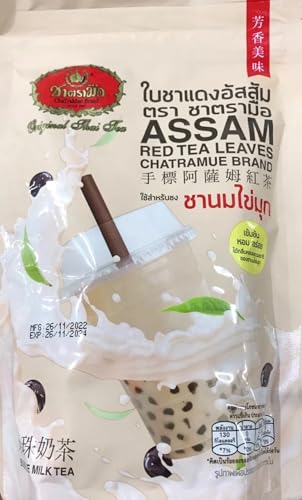 Darong ChaTraMue Thai Tea Leaves, 250 g &ndash; Original Assam Red Tea Blend for Authentic Thai Milk Tea, Bubble Tea, Restaurants & Home Brewing