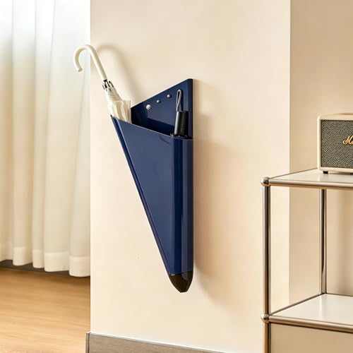 Porte-parapluie mural LED au design épuré et finitions tactiles