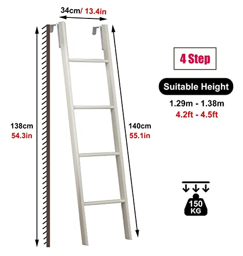 Escalera para litera con altura regulable universal para optimizar tu espacio 3