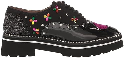 Betsey Johnson Women's Pixxy Oxford, Black Multi, 8.5 | Image 5