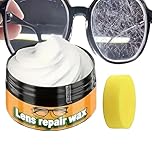 Eyeglass Scratch Remover | 35ml Anti Fog Portable Paste | Glass Lens Scratch Repair Kit | for Sunglass Sunglasses Camera Phone Screen Vehicle Driving Road Travel Trip Golf Offices Birthday