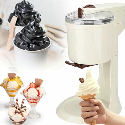 Máquina para Hacer Helados, máquina para Preparar Yogur Suave para una preparación rápida en casa, electrodomésticos de Cocina para postres caseros