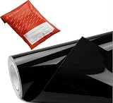 Solar Systems Selbstklebend Schwarz Glanz Autofolie - Car Wrapping Folie - Tönungsfolie Auto inklusive Montagezubehör 152x50cm