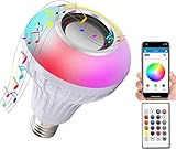 【Diferentes posiciones de coloración】Puede cambiar el color, el brillo y los diferentes modos de nuestra lámpara LED inteligente con el control remoto de 24 botones suministrado, que es muy fácil de usar.