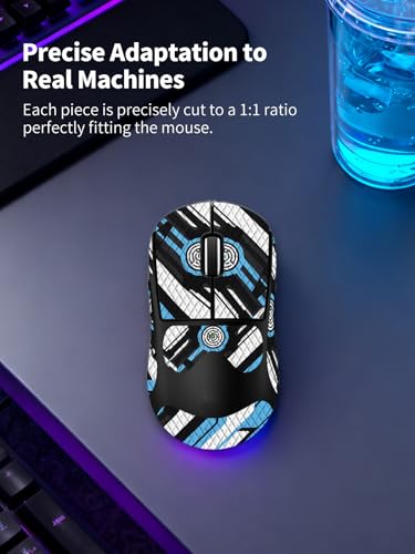 Protector para Logitech G PRO X Superlight 2 DEX Azul Negro miniatura 6