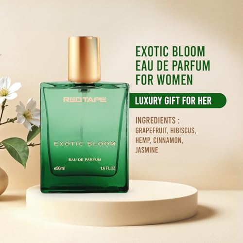 Image of Red Tape Exotic Bloom Eau De Parfum for Women 50ML | Long-Lasting Luxury Perfume | Fragrance Spray | Premium Scented Gift for Her