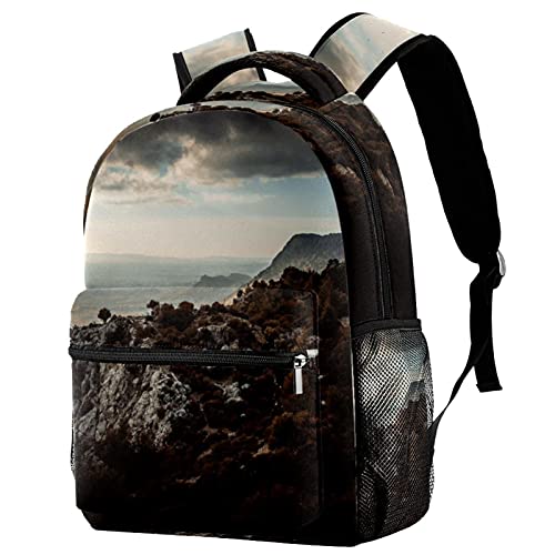 Petits sacs à dos de montagne compacts dotés de poches latérales zippées