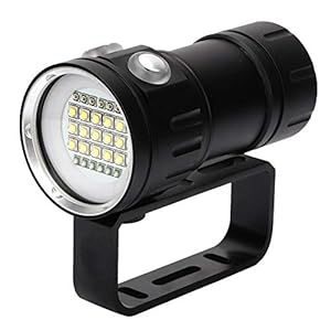 Duiklamp, onderwaterzaklamp, professioneel, 100 m, waterdicht, Scuba, duiklamp, superhelder, led, onderwatertorch, handlamp, onderwaterfotografie, camera, licht, vulling, aluminium