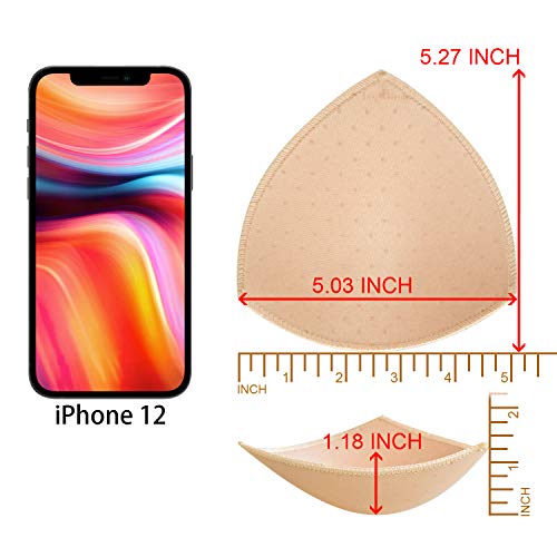 TopBine Removable Bra Pads Inserts Women's Comfy Sports Cups Bra Insert for BIkini Top Swimsuit2